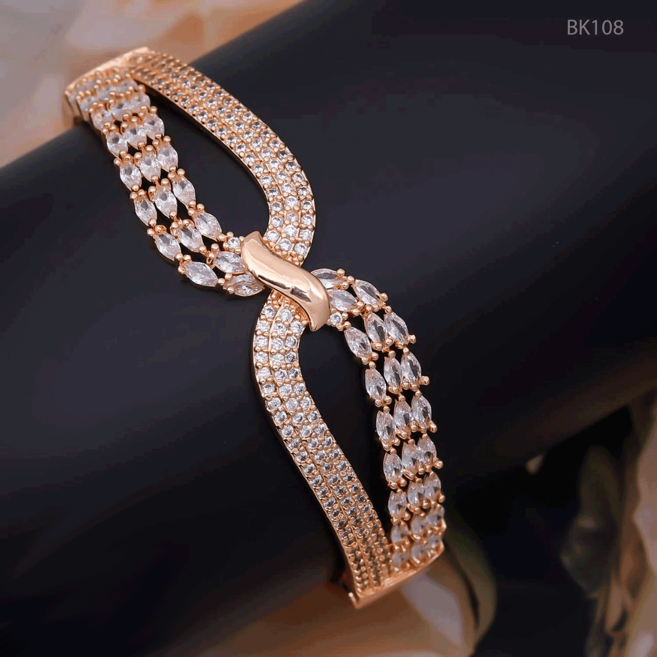 Limited Edition Diamonds & Crystals Embedded Infinity Love Bracelet