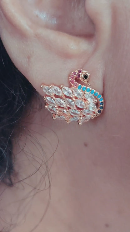 SWAN EARRINGS